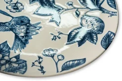 Servizio piatti, eclettico blu, ceramica, 12 pezzi