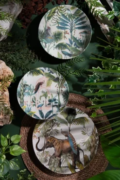 Servizio piatti, eclettico, ceramica, 12 pezzi