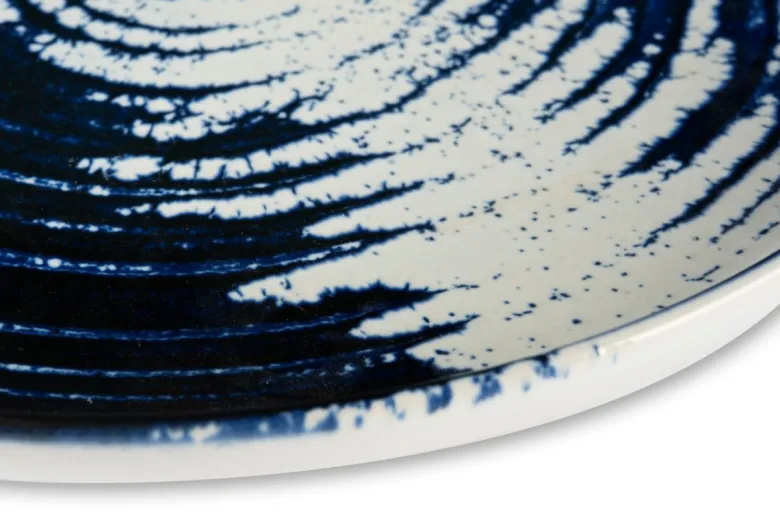 Servizio piatti, effetto artigianale, 12 pezzi, ceramica