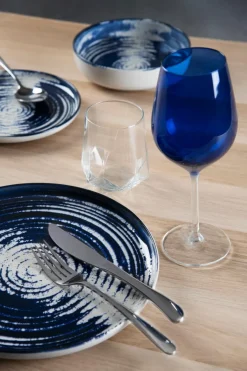 Servizio piatti, effetto artigianale, 12 pezzi, ceramica