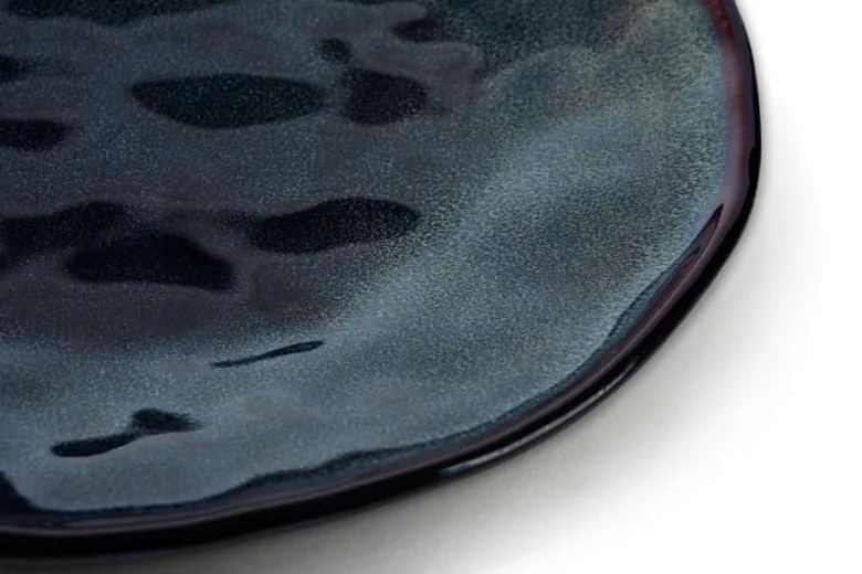 Servizio piatti, effetto artigianale, 12 pezzi, stoneware