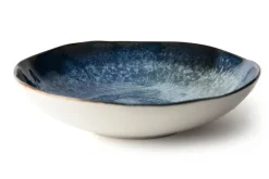 Servizio piatti, effetto artigianale, 12 pezzi, ceramica