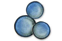 Servizio piatti, effetto artigianale, 12 pezzi, ceramica