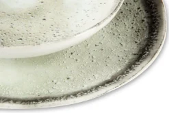Servizio piatti, effetto artigianale, 12 pezzi, ceramica