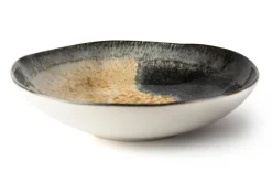 Servizio piatti, effetto artigianale, 12 pezzi, ceramica