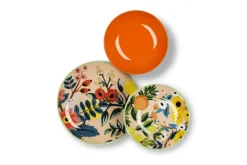 Servizio piatti, floreale, porcellana, 18 pezzi