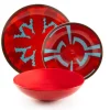 Servizio piatti, multicolore, porcellana/stoneware, 18 pezzi