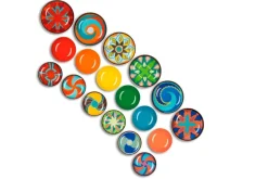 Servizio piatti, multicolore, porcellana/stoneware, 18 pezzi