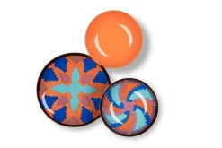 Servizio piatti, multicolore, porcellana/stoneware, 18 pezzi