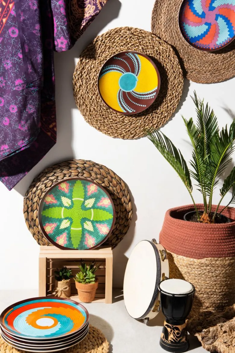 Servizio piatti, multicolore, porcellana/stoneware, 18 pezzi
