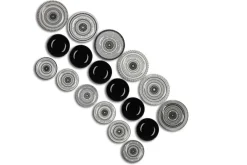 Servizio piatti, multicolore, ceramica/stoneware, 18 pezzi