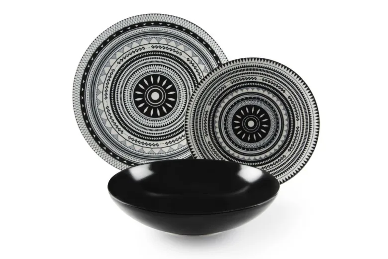 Servizio piatti, multicolore, ceramica/stoneware, 18 pezzi