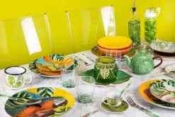 Servizio piatti, multicolore, porcellana/stoneware, 18 pezzi