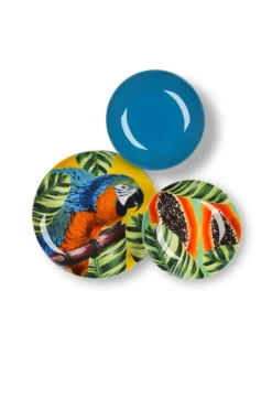 Servizio piatti, multicolore, porcellana/stoneware, 18 pezzi