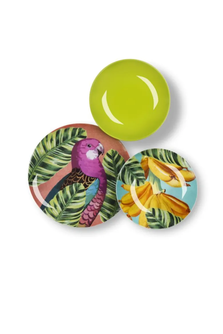 Servizio piatti, multicolore, porcellana/stoneware, 18 pezzi