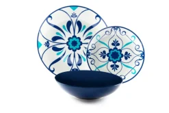 Servizio piatti, multicolore, porcellana/stoneware, 18 pezzi