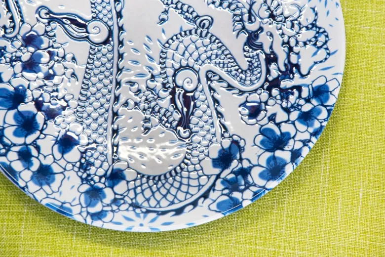 Servizio piatti, multicolore, ceramica, 18 pezzi