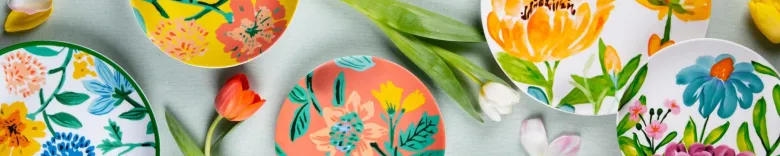 Servizio piatti, multicolore, porcellana, 18 pezzi