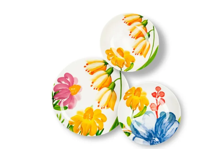 Servizio piatti, multicolore, porcellana, 18 pezzi