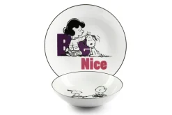 Servizio piatti, 12 pezzi, porcellana, peanuts
