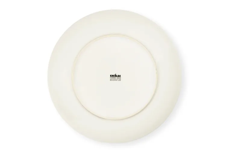 Servizio piatti, 12 pezzi, renne, in ceramica