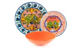 Servizio piatti, porcellana/stoneware, bari vecchia