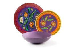 Servizio piatti, porcellana/stoneware, 18 pezzi, gipsy soul