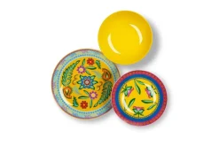 Servizio piatti, porcellana/stoneware, 18 pezzi, gipsy soul