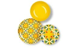 Servizio piatti, porcellana/stoneware, stile turco