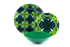 Servizio piatti, porcellana/stoneware, stile turco