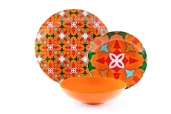 Servizio piatti, porcellana/stoneware, stile turco