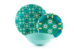 Servizio piatti, porcellana/stoneware, stile turco