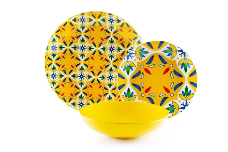 Servizio piatti, porcellana/stoneware, stile turco