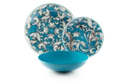 Servizio piatti, porcellana/stoneware, stile arabo