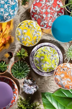 Servizio piatti, porcellana/stoneware, stile arabo