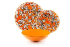 Servizio piatti, porcellana/stoneware, stile arabo