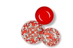 Servizio piatti, porcellana/stoneware, stile arabo