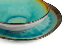 Servizio piatti, stoneware, 12 pezzi, maldive