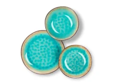 Servizio piatti, stoneware, 12 pezzi, maldive