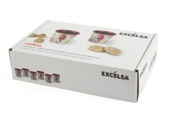 Set 6 bicchierini, coralli e conchiglie, porcellana, 90 ml