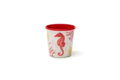 Set 6 bicchierini, coralli e conchiglie, porcellana, 90 ml