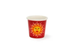 Set 6 bicchierini da caffè, stile siciliano, porcellana