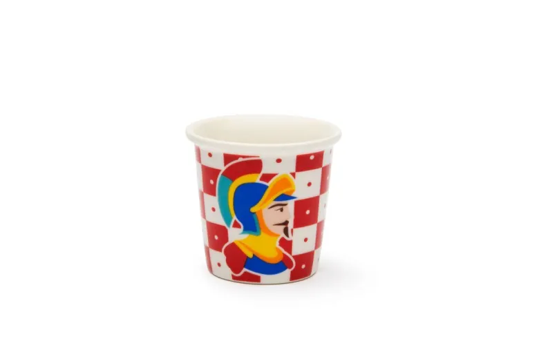Set 6 bicchierini da caffè, stile siciliano, porcellana
