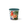 Set 6 bicchierini, fantasia tropicale, porcellana, 90 ml