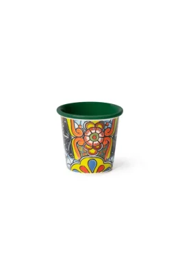 Set 4 bicchierini, multicolore, porcellana, 90 ml
