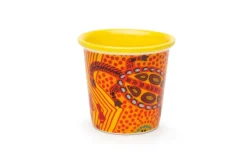 Set 6 bicchierini, stile aborigeno, porcellana, 90 ml