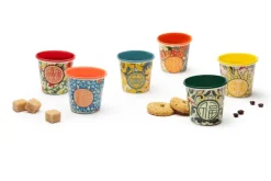 Set 6 bicchierini, stile cinese, porcellana, 90 ml