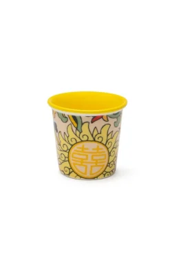 Set 6 bicchierini, stile cinese, porcellana, 90 ml