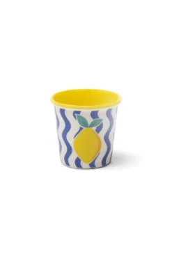 Set 6 bicchierini, stile marinaro, porcellana, 90 ml