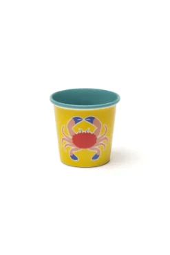 Set 6 bicchierini, stile marinaro, porcellana, 90 ml